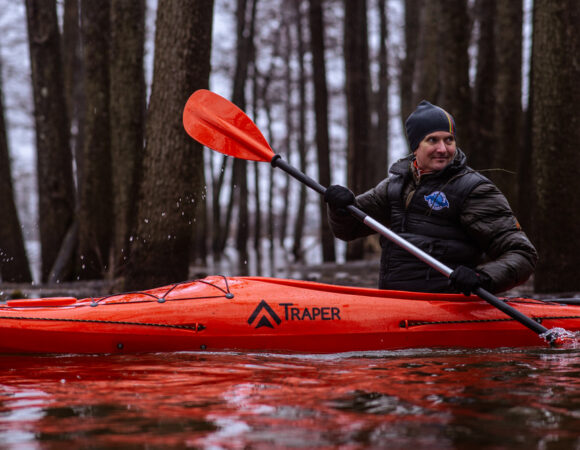 Unikali pramoga Lietuvoje: siūlo baidarėmis plaukti po užlietus laukus ir miškus